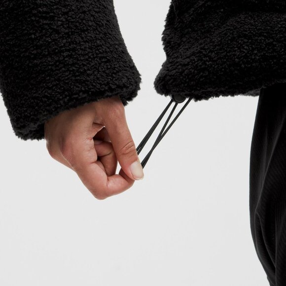 Lululemon Textured Fleece Wunder Puff 550-Down-Fill Cropped Jacket - Picture 8 of 16